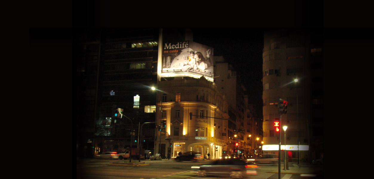 Publicidad de noche